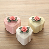 欧式婚礼喜糖盒创意陶瓷精美花朵首饰盒结婚用品回礼伴手礼