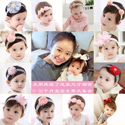 宝宝发带韩国女婴儿，公主0-1-3岁头饰护囟门，头花0-6-12个月蝴蝶结