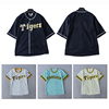 日本职棒npb原宿bf学院风，棒球服棒球衫tigers阪神虎成人少年幼儿