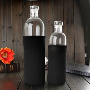 耐热水瓶玻璃杯车载水杯透明过滤杯子超大容量耐高温矿泉水瓶