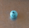 线纹 高瓷 蓝 原矿 绿松石 无优化 圆珠 苹果圆 5mm