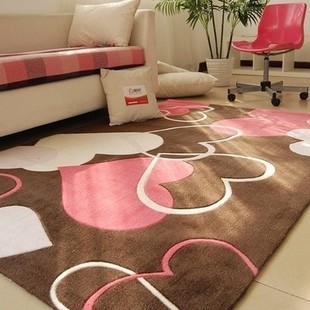 简约现代时尚腈纶地毯客厅，茶几地毯卧室，书房床边地毯定制加厚地毯