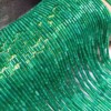 天然巴西绿玛瑙散珠半成品2*4mm小管珠子DIY可做手链脚链