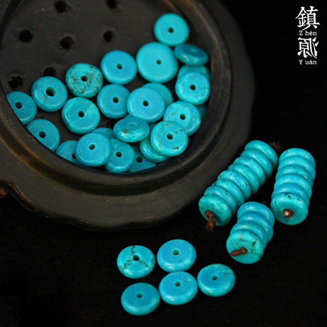 原矿绿松石散珠湖北