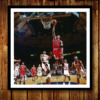 乔丹相框带框画NBA篮球鞋店海报运动主题卧室书房客餐厅壁挂墙画