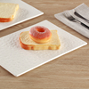 创意盘子菜盘陶瓷餐具，平盘蛋糕家用菜盘子，陶瓷寿司盘子长方形盘