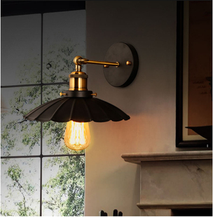 复古壁灯loft创意个性餐厅吧台美式乡村铁艺工业风灯具