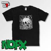 NOFX朋克摇滚乐队Skull骷髅头骨印花PUNK创意男女大码定制短袖T恤