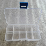 可拆卸透明塑料零件收纳盒10格15格电子元件盒螺丝五金工具储物盒
