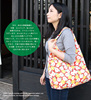 日本黑竹大号环保，购物袋附可收纳折叠小包，单肩手提买菜包