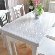 pvc防水防烫桌布软塑料，玻璃透明餐桌布，桌垫免洗茶几垫台布
