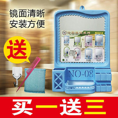 带置物架壁挂镜浴室挂镜化妆镜