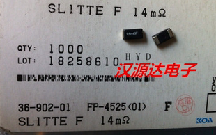 SL1TTE14L0F SMD 2512-0.014R 料号打 14MRF KOA贴片采样功率电阻