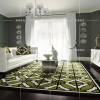 时尚简约现代轻奢欧美绿色客厅，茶几地毯意式卧室，书房衣帽间床边毯