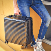 铝框密码登机箱18寸 男女行李箱 电脑箱 短途旅行箱 pc包角拉杆箱