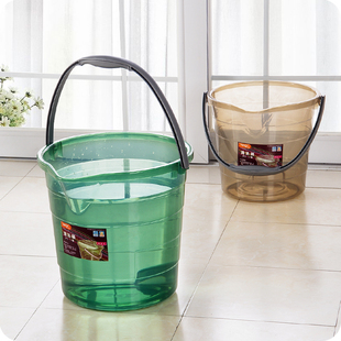 大号透明水桶加厚塑料洗衣桶学生宿舍储水桶洗车手提桶家用塑料桶