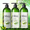韩伊橄榄olive营养洗发露沐浴露，护发乳3三件500ml*3洗护家庭套装