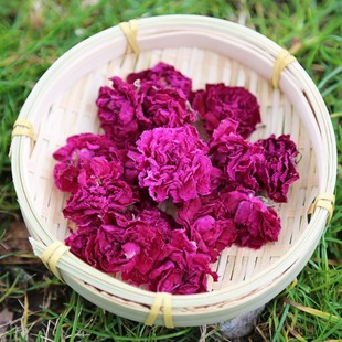 新疆和田紫玫瑰花茶无添加无染色花草茶500g一斤沙漠玫瑰花干