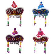 儿童蒙古帽子女蒙族蒙古族，头饰女舞蹈，演出帽子女蒙帽子成人演出