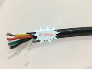 硅胶多芯护套线H05SS-F4*0.75平方电线 4芯超柔软高温电源线100米