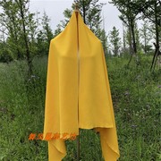 芒果黄柠檬黄色空气层，弹力针织布料，打底衫外套女装服装面料