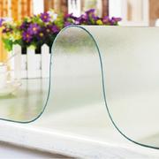 收银台50*90电炉罩玻璃桌布透明台布防水免洗餐桌布PVC茶几垫防