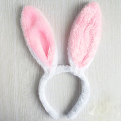 小舞兔子耳朵头饰兔耳朵发箍毛绒