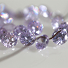 锆石散珠裸石手链 女耳环DIY配件钻石般穿孔十颗1闪钻浅紫色