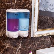 定制酒店宾馆浴室壁挂手动单头皂液器 给皂机双头皂液器水槽洗手