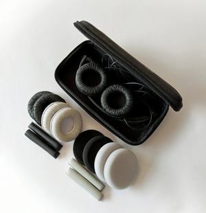 适用森海塞尔px80px100iipx200-ii耳机，包海绵(包海绵，)套耳棉耳罩头梁垫