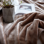 法兰绒毛毯单人双人被子盖毯空调，毯毛巾被珊瑚绒毯子加厚冬季床单