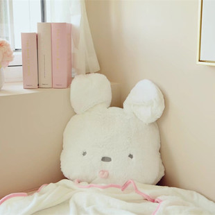 可爱卡通小熊抱枕靠垫空调毯三合一办公室盖毯午睡毯子暖手抱枕毯