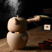 陶瓷酒精炉煮茶器户外套装茶具便携家用液体防风酒精灯户外煮茶炉