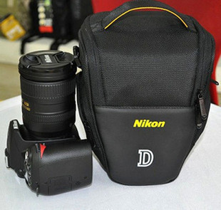 适用尼康d90d3100d3200d5100d7000单反相机包d80三角包摄影包