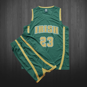 IRISH詹姆斯高中篮球服队服男女球服套装篮球衣训练服个性化定制