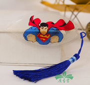 超人super man叶脉书签美国卡通人物 六一儿童节开学毕业定制