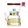 一屋窑耐热玻璃茶具花，茶壶提梁壶手柄，直火壶fh-717m1000ml