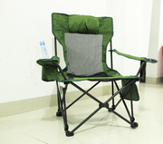折叠两用椅M50353 午休椅网纱钓鱼椅 折叠椅沙滩椅 可调椅