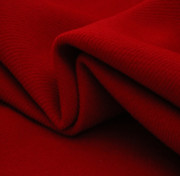 大红双面双做斜纹羊绒 可剥开面料/欧洲进口/外套/大衣/风衣