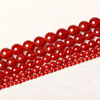 天然水晶红玛瑙散珠串珠子，手链配件饰品圆珠diy手工配件材料