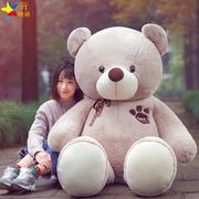超大柔软泰迪熊熊猫公仔毛绒熊娃娃1.8抱抱熊生日情人礼物女玩具