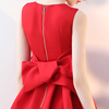 晚礼服裙女2020红色修身公主宴会时尚聚会生日派对小礼服短款