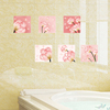 墙贴纸厨房浴室卫生间防水瓷砖，贴画遮盖瑕疵修补洞钉孔遮挡装饰花