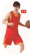 篮球服套装男女夏背心(夏背心)短裤球衣定制篮球大中学生青年款180021红色