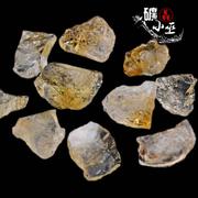 黄水晶diy饰品吊坠天然矿物晶体矿石教学标本原石宝石石头