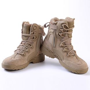 军鞋特种兵男透气突击作战靴，美国大兵美军战术装备登山徒步鞋军靴