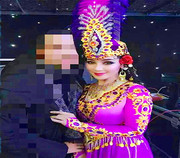 新疆民族舞蹈服装/少数民族舞蹈表演服装女舞蹈裙子