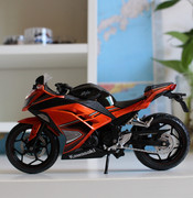 俊基原厂112车模仿真合金，川崎zx-6r小忍者ninja摩托车模型