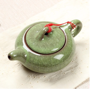 茶壶整套多彩冰裂釉七件家用办公陶瓷功夫茶具小套装茶壶茶杯
