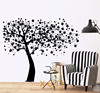 樱花树墙贴画植物景色，贴纸pvc镂空创意，墙纸客厅墙面装饰画